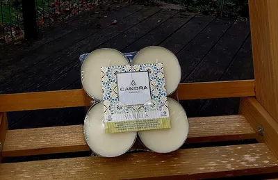 Produktbild von Candra Candle XL Duftteelichter Weiß