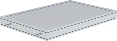Produktbild von Günzburger Steigtechnik Plattform Aluminium geriffelt Plattformlänge 1,26 m - 632101