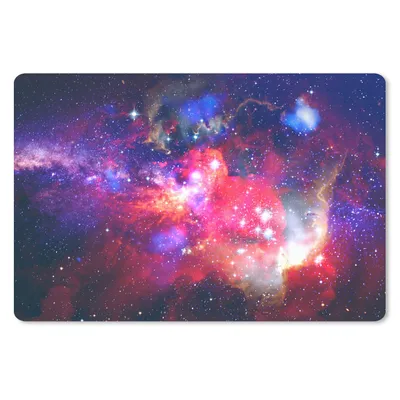 Produktbild von MuchoWow® Schreibtischunterlage Universum - Farben - Weltraum 60x40 cm - XXL Mauspad - Großes Mauspad