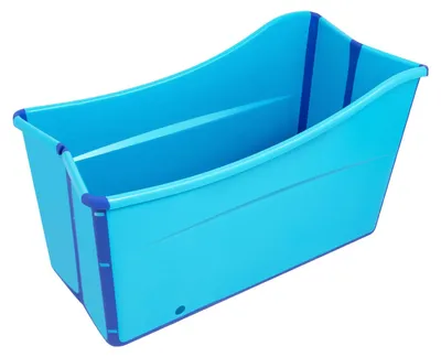 Zdjęcie produktu dla Składana wanna – wanna składana dla dzieci i dorosłych o wzroście do 1,6 m – wykonana z PP+TPE, wymiary 87x46x56,5 cm – maksymalne obciążenie 90 kg – odporna na temperaturę do 120 °C – oszczędza miejsce dzięki możliwości składania – kolor niebieski