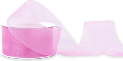 Produktbild von Organzaband 38mm x 25m Rolle Rosa
