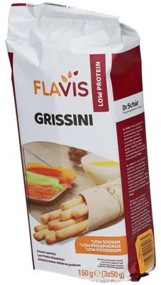 Immagine prodotto di Flavis Grissini Aproteici 3 Porzioni Da 50 G