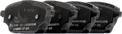 Image de DELPHI LP3859 : Kit de plaquettes de frein arrière pour RENAULT Kangoo III (monospace), Kangoo III (fourgon/monospace), Grand Kangoo III (monospace) et pour NISSAN Townstar (monospace)