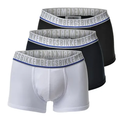 Obrázek produktu pro Bikkembergs pánské boxerky pánské spodní prádlo, velikost:XXL, barva:bílá-bílá,černá