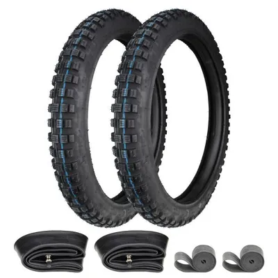 Zdjęcie produktu dla 2x Opony Enduro Motocross Citomerx D982 2.25-17 (2 1/4 x 17) 33L TT + dętka + taśma do felg