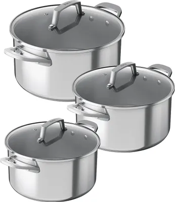 Produktbild von Ninja C63000DE, Silber, Aluminium, Edelstahl, Keramik, Elektro, Gas, Induktion, Edelstahl, Edelstahl, Glas