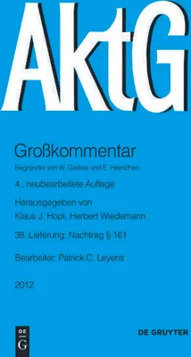 Produktbild von Nachtrag § 161