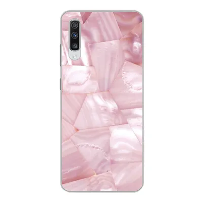 Produktbild von MuchoWow® Handyhülle Schutzhülle Hülle für Samsung Galaxy A70 Naturstein - Perlmutt - Luxus Silikon Softcase Handy Hülle - Schutzhaube