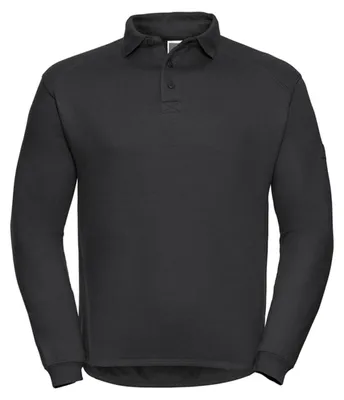 Immagine prodotto di Russell Collection - Felpa da uomo, con colletto, extra resistente, da lavoro LT5336 (M) (nera)