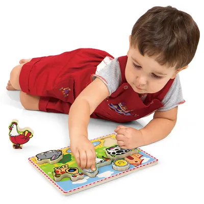 Produktbild von STUDO WOOD Jigsaw Haustiere auf dem Bauernhof