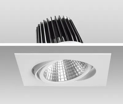 Produktbild von 30W LED Einbaustrahler EXLITE-Q 4000K Neutralweiß schwenkbar Ø 175mm