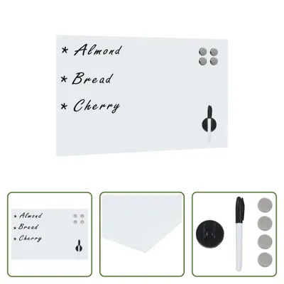 Image de The Living Store Tableau magnétique mural en verre 50 x 30 cm
