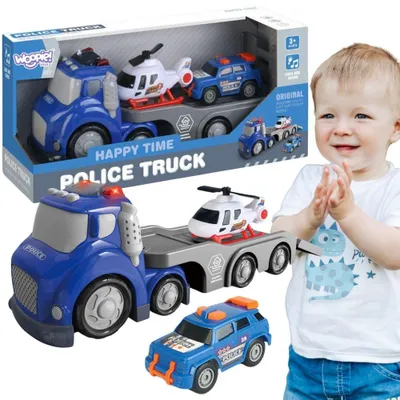Image de Camion de police Woopie Blue avec effets sonores et lumineux