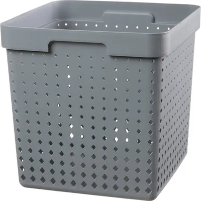 Produktbild von plast team Aufbewahrungskorb SEOUL BASKET XL, dunkelgrau