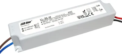 Zdjęcie produktu dla Transformator LED 35W 3A 12V zasilacz IP67 wodoodporny transformator do oświetlenia żarówkami LED