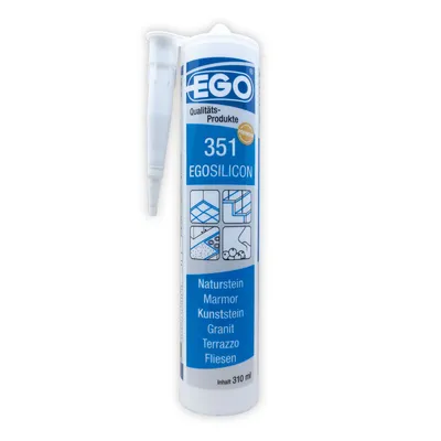 Produktbild von EGOSILICON 351| 310 ml |Jasmin | Silikon-Dichtstoff für den Natursteinbereich | haftstarker, natursteinverträglicher, anwendungsfertiger 1K-Silikon-Dichtstoff zur dauerhaften, hochwertigen Abdichtung
