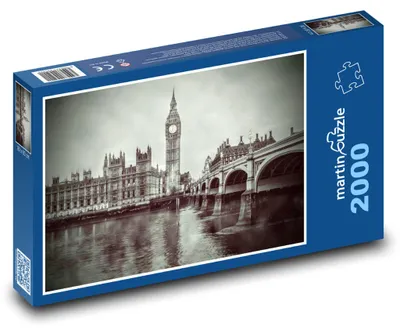 Zdjęcie produktu dla Puzzle 2000 Londyn - Big Ben i Tamiza - martinpuzzle