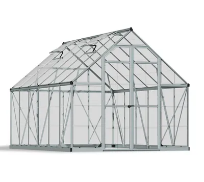 Image de Serre de jardin 8x12 pieds argent - Palram - 701942 - octave
