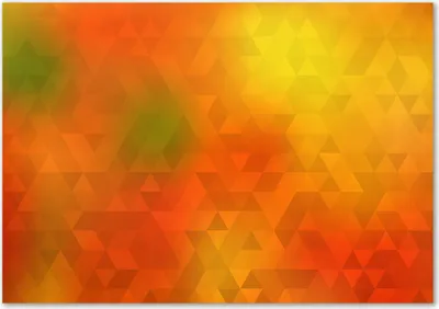 Produktbild von Tulup® Glas-Bild - 100 x 70 - Wandbild aus Glas - Wandkunst - Wandbild hinter gehärtetem Sicherheitsglas - Kunst: modern & klassisch - Dreiecke - Orange