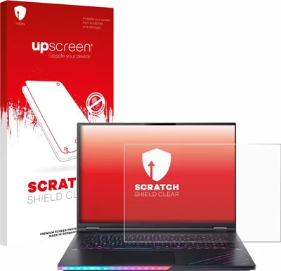 Produktbild von upscreen Schutzfolie für Acer Predator Helios 18 AI PH18-73 Displayschutz Displayschutzfolie Folie Klar Transparent