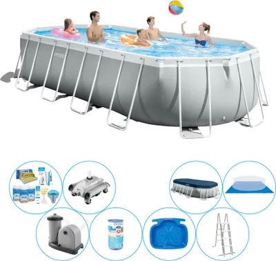 Obrázek produktu pro Sada bazénů - Intex Prism Frame 610x305x122 cm
