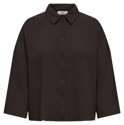 Produktbild von JDYTHEIS LIFE 3/4 CROP SHIRT WVN NO Chocolate Tor XL