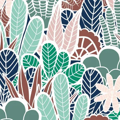 Produktbild von 20 Servietten Graphic Cacti - Gemalte Kakteenvielfalt 33x33cm