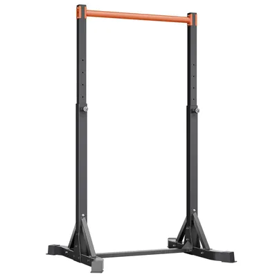 Obrázok produktu pre SucceBuy prenosná posilňovacia tyč s H-rámovou konštrukciou, voľne stojaca ponorná stanica, nosnosť 150 kg, 8-polohové nastavenie výšky, ideálna na tréning rúk, chrbta a hrudníka