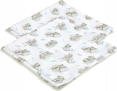 Obrázek produktu pro Bambusové viskózové mušelínové pleny 2ks Koala / Qbana Mama