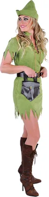 Produktbild von M212141-M Damen Jäger Kostüm Kleid grün Gr.M=40