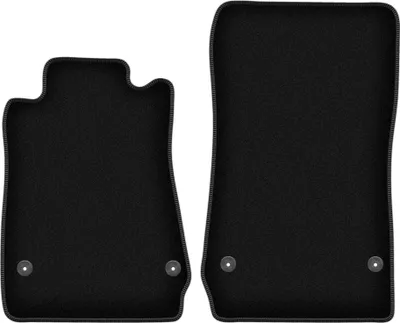 Immagine prodotto di Tappetini in velluto per Mercedes SLK R171 (2004-2011, coupé) neri, set 2 pz, con fissaggi
