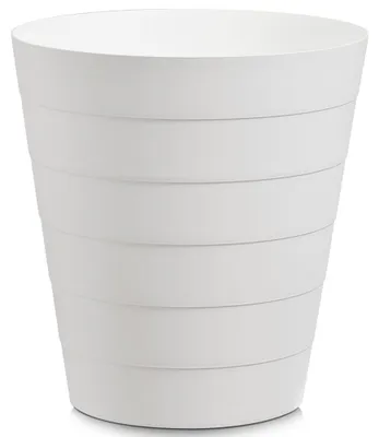 Produktbild von Zeller Abfalleimer, 13,5 Liter, Kunststoff, weiß, Ø29 x 30 cm, 18107