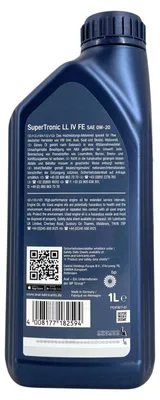 Produktbild von Aral SuperTronic LL IV FE 0W-20 1 Liter