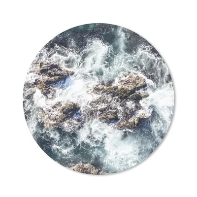 Produktbild von MuchoWow® Mauspad Mousepad Meer - Steine - Wasser 50x50 cm - Mousepads - Maus Mat - Pad - Mausunterlage - Vinyl