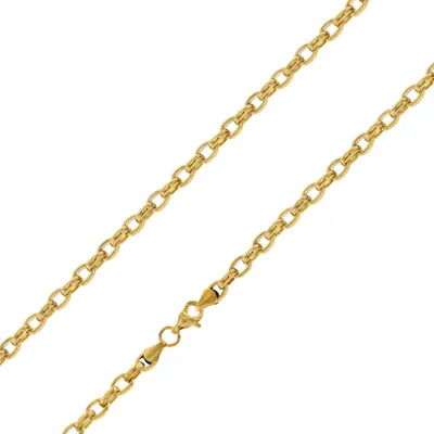 trendor 75887 Halskette für Frauen Gold auf Edelstahl Erbskette 40 cm 1