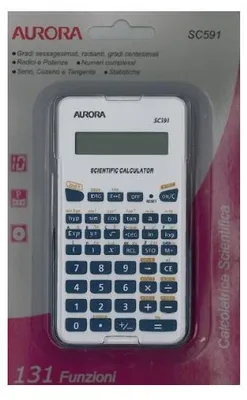 Image de Calculatrice scientifique Aurora NSC591, 131 fonctions, écran à 10 chiffres