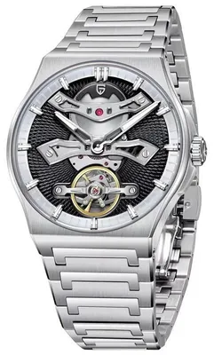 Produktbild von Herrenuhr Pagani Design Callow, Automatik, Edelstahl, Silber/Schwarz
