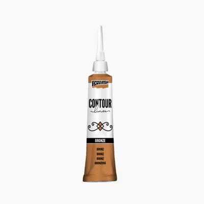 Produktbild von PENTART Konturenliner, 20 ml, Bronze