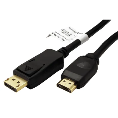 Obrázek produktu pro VALUE DisplayPort - HDMI kabel, DP(M) -> HDMI M, 4K@60Hz, 5m (11.99.5788)