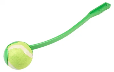 Produktbild von Duvo+ Hundespielzeug Tennisballwerfer grün, Maße: 10 x 8 x 62 cm