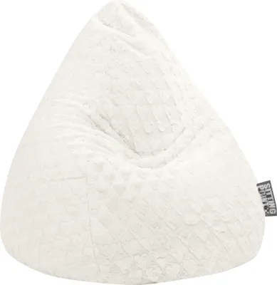 Produktbild von Sitzsack Sitting Point Beanbag Fluffy Hearts L ca. 120 Liter weiß 70x90 cm