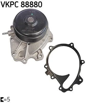 Produktbild von SKF VKPC 88880 Kühlmittelpumpe Wasserpumpe passend für MERCEDES-BENZ C-Klasse T-modell (S205) E-Klasse Limousine (W212) E-Klasse T-modell (S212) GLC