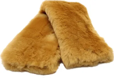 Produktbild von Engel Reitsport Lammfell Bauchgurtschoner (Bagu) 80x12cm Camel