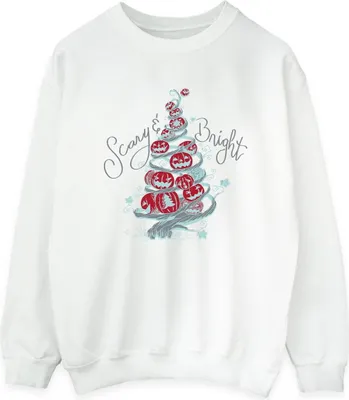 Produktbild von Disney - "The Nightmare Before Christmas" Sweatshirt für Damen BI32002 (XXL) (Weiß)