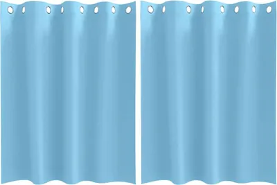 Obrázok produktu pre vidaXL Zatemňujúce závesy s krúžkami 2 ks nebesky modré 140 x 140 cm