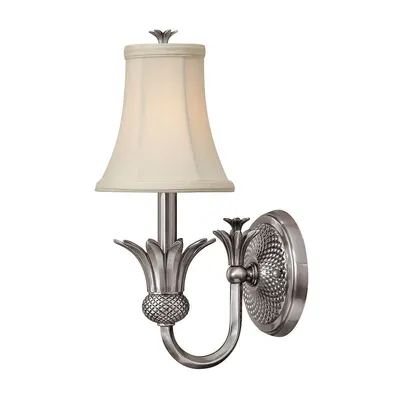 Produktbild von Elstead Plantation Wandleuchte E14 Poliertes antikes Nickel