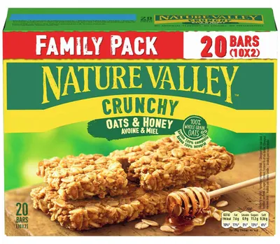 Zdjęcie produktu dla Nature Valley Owsiane batoniki owsiane z miodem Family Pack 420 g