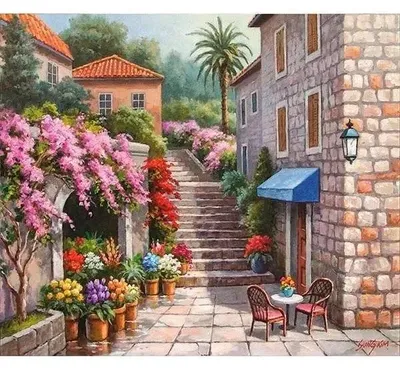 Image de Mosaïque de diamants 5D - Paysage 40x30cm