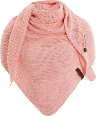 Produktbild von Knit Factory Coco Dreiecksschal - Blossom Pink - 190x85 cm