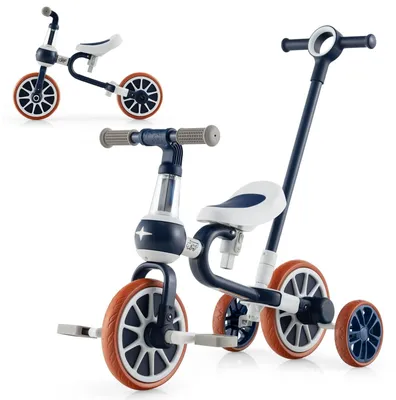 Obrázok produktu pre Elzusha – detské bicykel 4 v 1 s nastaviteľnou riadením a odnímateľnými pedálmi